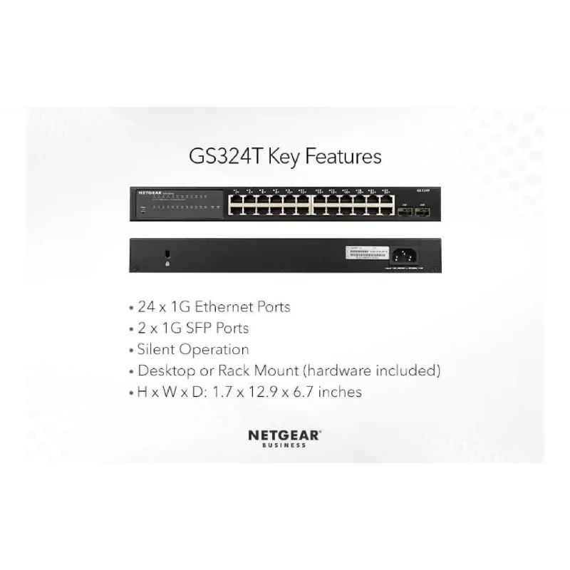 Kapcsoló Netgear (GS324T-100EUS)