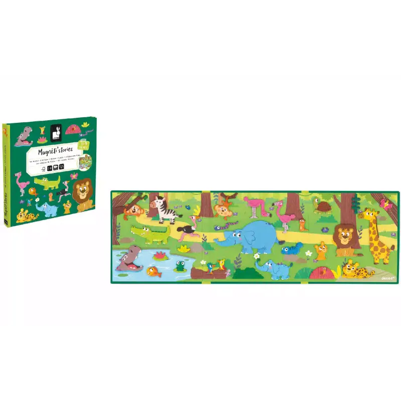 Μαγνητικό σετ Janod African animals (J05456)