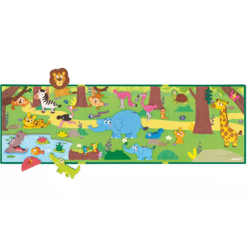 Μαγνητικό σετ Janod African animals (J05456)