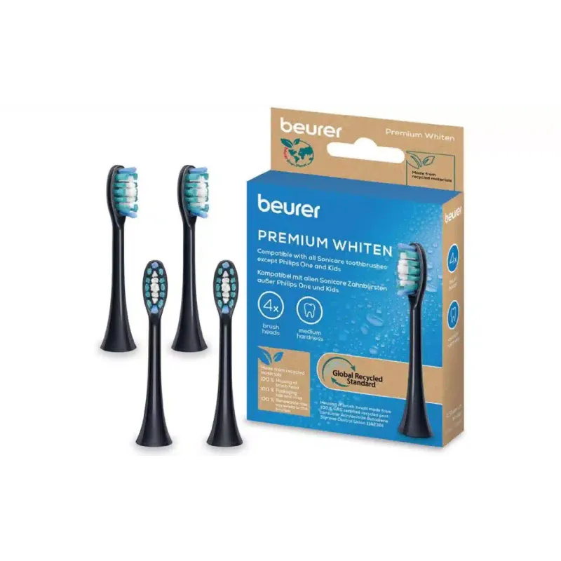 Глава за четка за зъби Beurer Premium Whiten, Black (SC_30/50_PW_4)