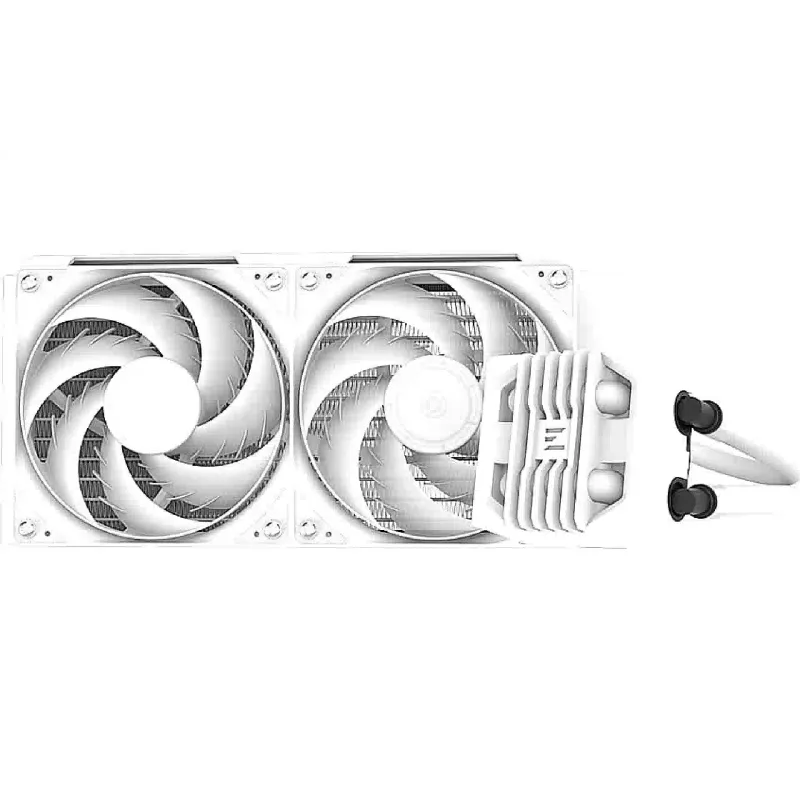 نظام التبريد السائل Zalman, White (ALPHA2SEA24WHITE)