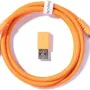 Cabo de carregamento e sincronização Keychron, Orange (CAB22_KEYCHRON)