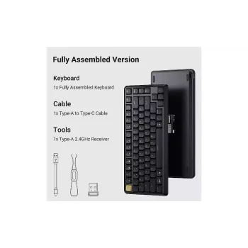 Teclado mecânico Keychron, Black (J1-H1-UA)
