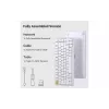لوحة المفاتيح الميكانيكية Keychron, White (J1-Q1-UA)