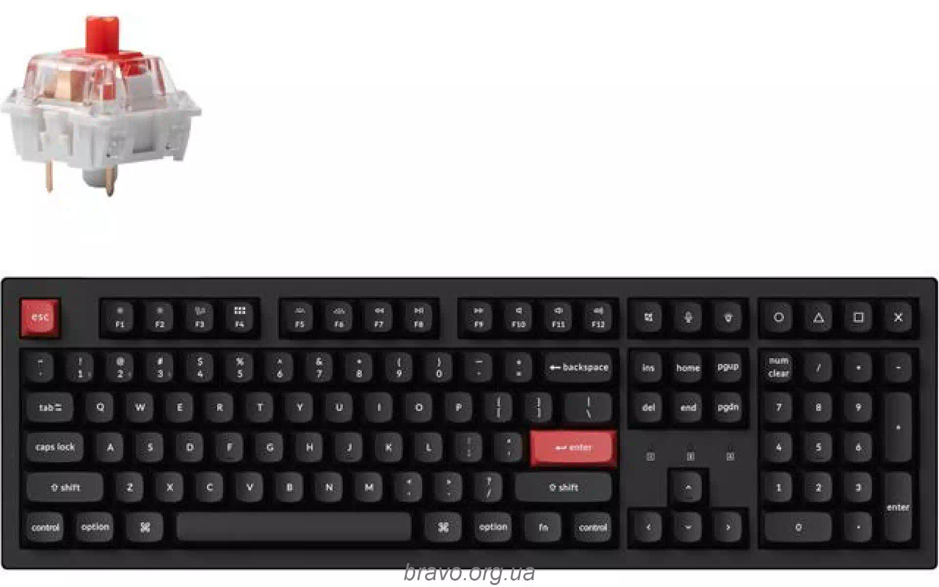 Механична клавиатура Keychron, Black (K10P-H4-UA) Механична клавиатура Keychron, Black (K10P-H4-UA)