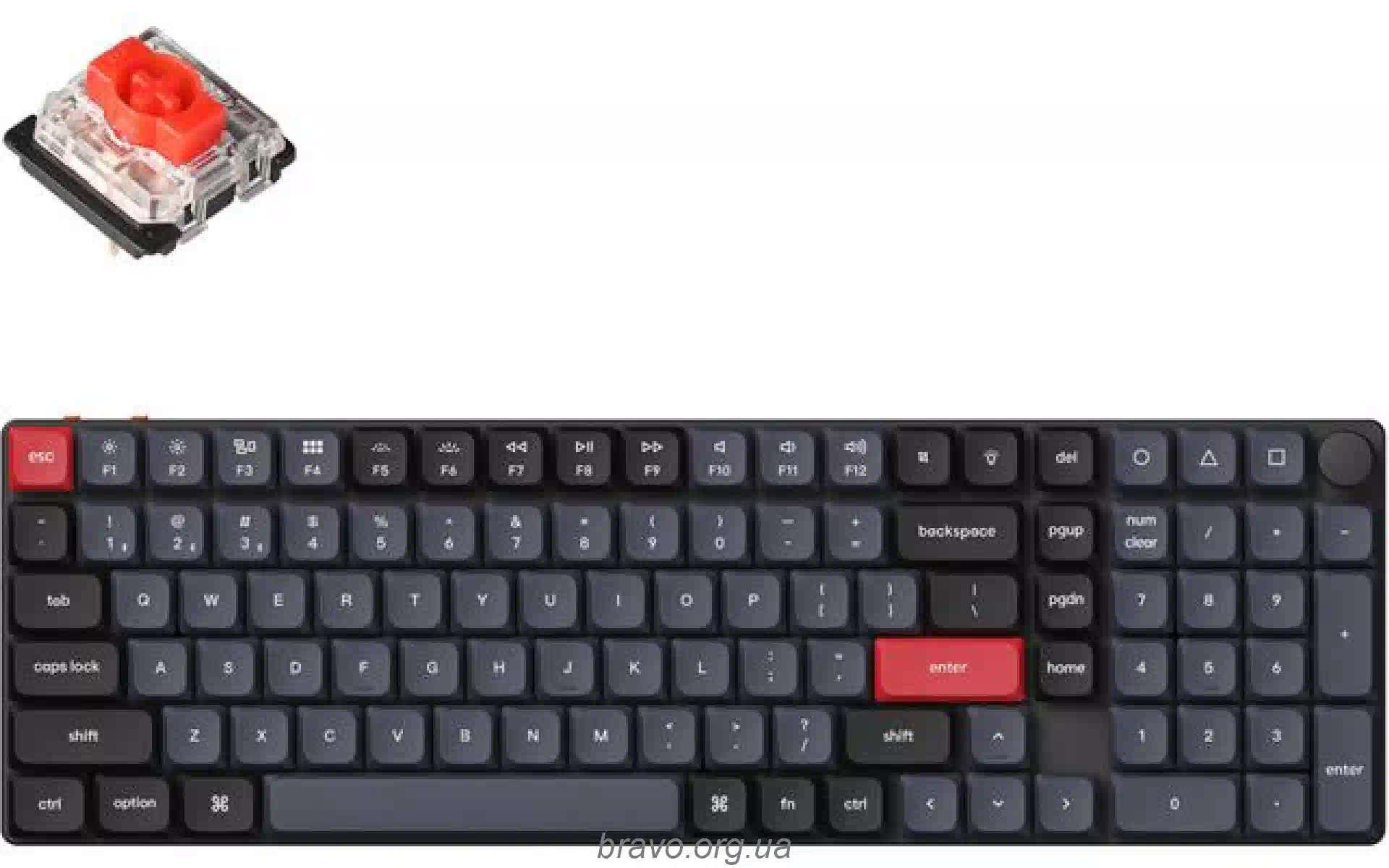 Механична клавиатура Keychron, White (K17P-H2-UA) Механична клавиатура Keychron, White (K17P-H2-UA)