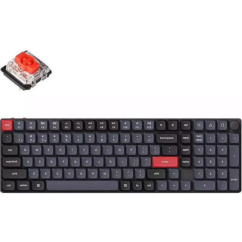 لوحة المفاتيح الميكانيكية Keychron, White (K17P-H3-UA)