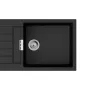 حوض المطبخ + الخلاط Hansgrohe S520-F480, Black Graphite (43358670)