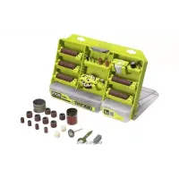 A set of accessories for a mini drill, engraver, and renovator Ryobi RAR800K-150 (5132005873) A set of accessories for a mini drill, engraver, and renovator Ryobi RAR800K-150 (5132005873)