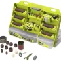 A set of accessories for a mini drill, engraver, and renovator Ryobi RAR800K-150 (5132005873)