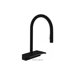 صنبور المطبخ Hansgrohe Aquno Select, Matte Black (73837670) صنبور المطبخ Hansgrohe Aquno Select, Matte Black (73837670)