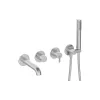 مجموعة دش Deante Silia, Matte Steel (BQS_F18P)