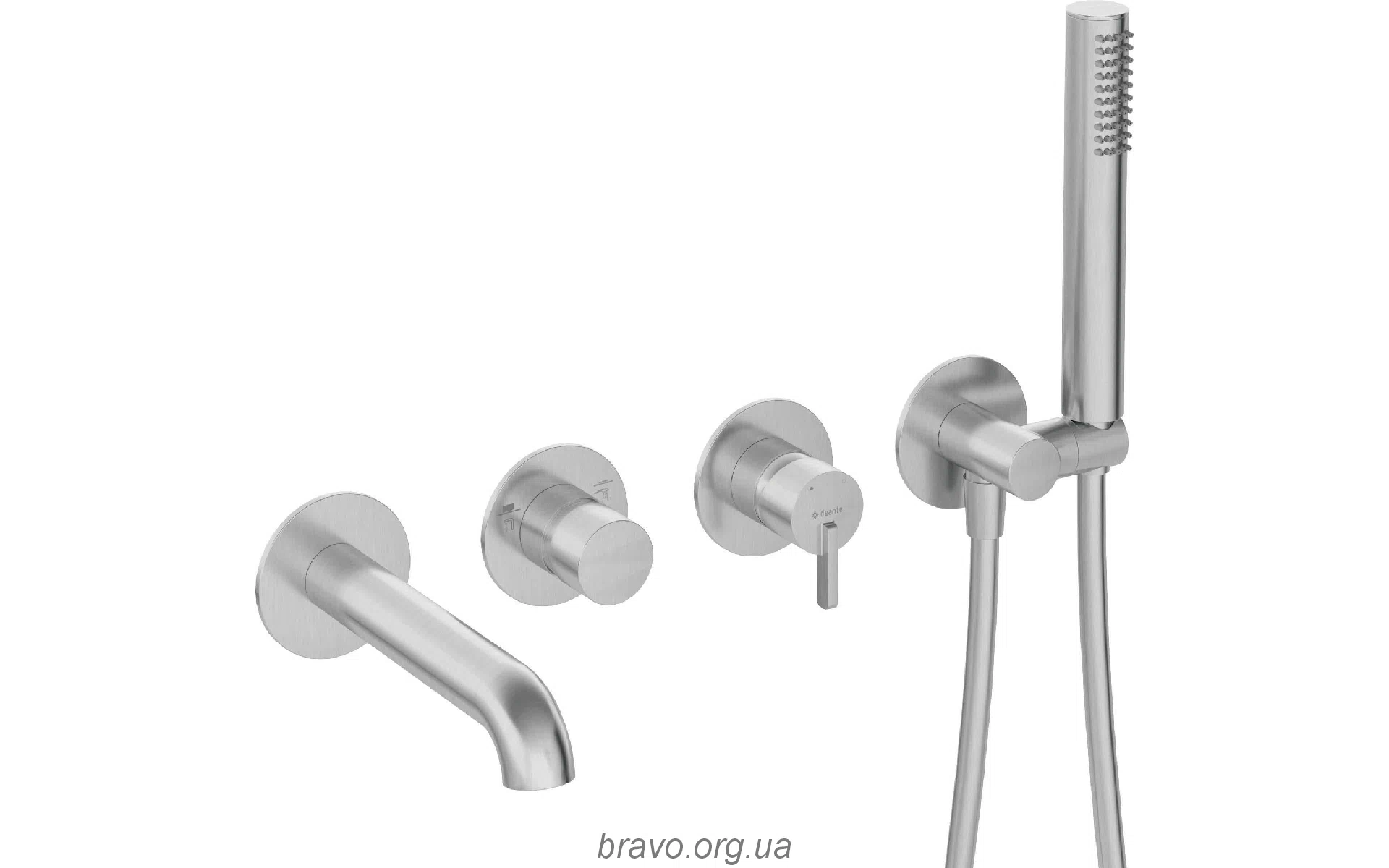 Душовий набір Deante Silia (BQS_F18P), сталь, Matte Steel Душовий набір Deante Silia (BQS_F18P), сталь, Matte Steel
