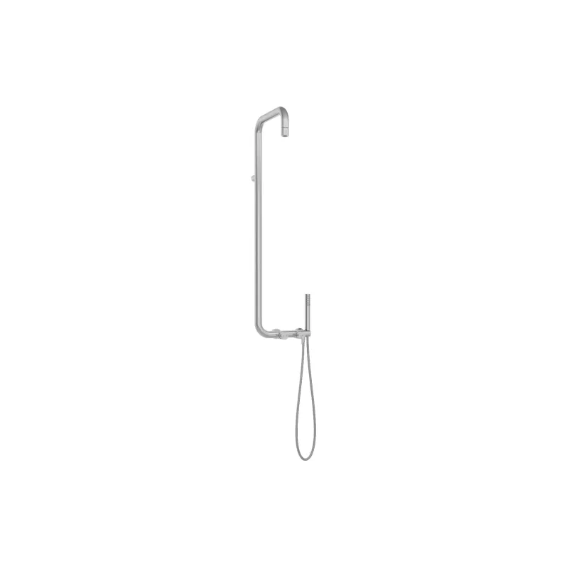 Zuhanyrendszer Deante Silia, Matte Steel (NQS_F4XM)