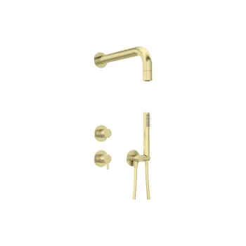 Shower set Deante Silia (NQS_R9XK), Brushed Gold