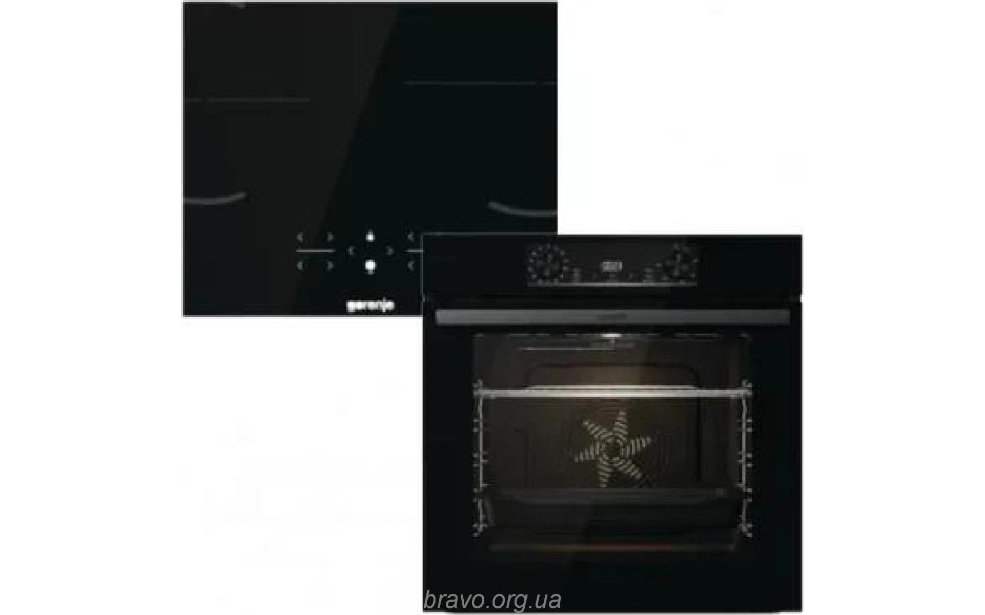 موقد + فرن Gorenje, Black (SET_BOS6737E06BG_GI6401B) موقد + فرن Gorenje, Black (SET_BOS6737E06BG_GI6401B)