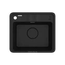 Νιπτήρας κουζίνας Deante Momi, Matte Black (ZKM_G103)