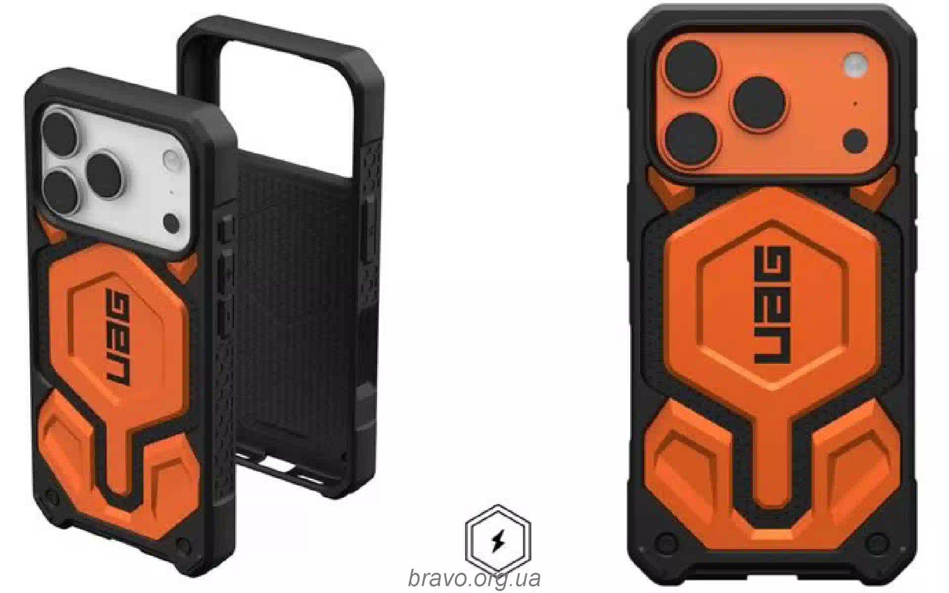 Apple iPhone 17 Pro Hülle UAG Monarch Pro MagSafe, Orange (114513119797) Apple iPhone 17 Pro Hülle UAG Monarch Pro MagSafe, Orange (114513119797)