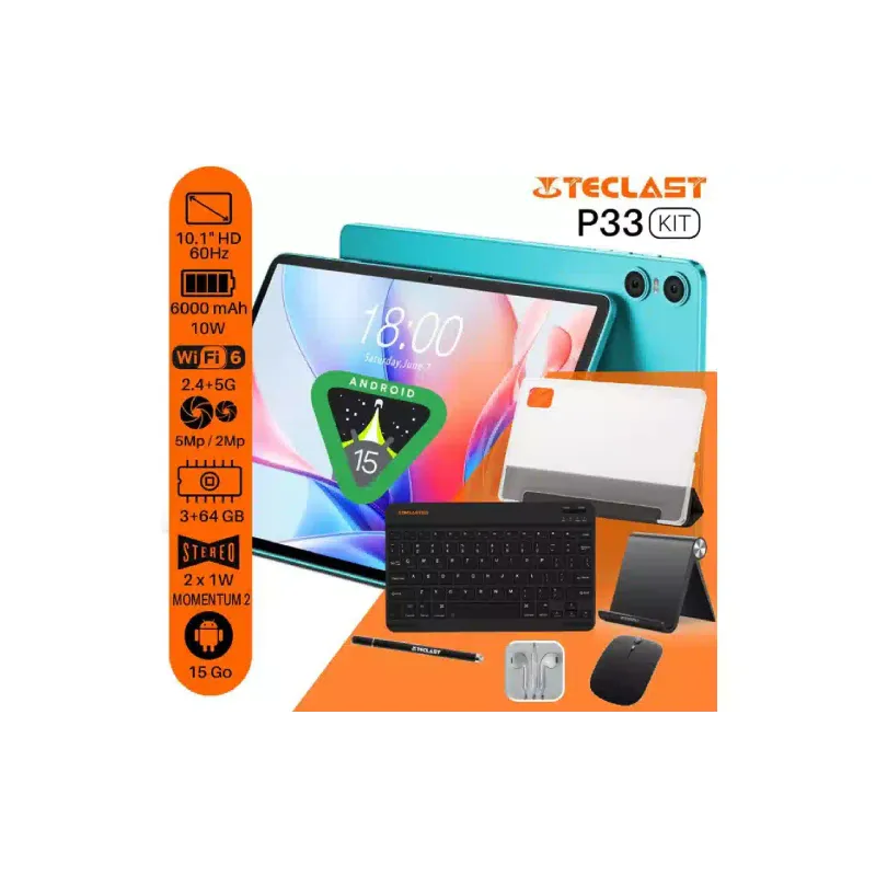 Tabletta Teclast P33, Light Blue (6940709688045)