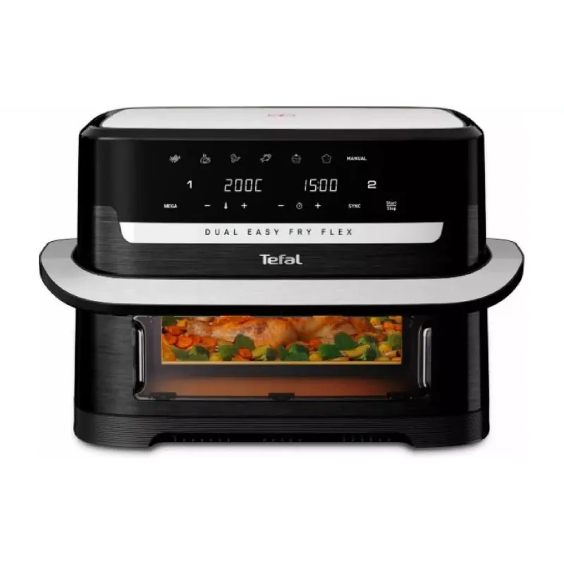 Multi-Backofen Tefal Dual Easy Fry Flex, Black (EY9228E0)