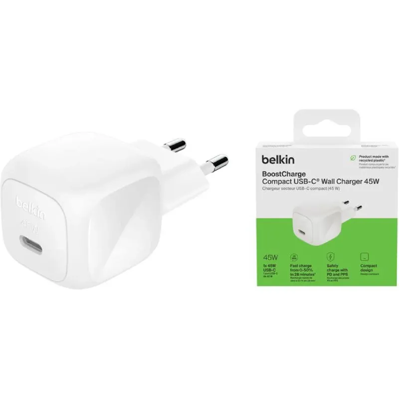 Ladegerät Belkin USB-C, White (WCA013KQWH)