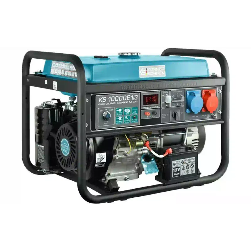 Генератор бензиновий Konner&Sohnen (KS 10000E 1/3), 8 кВт, 3 фази, електростартер