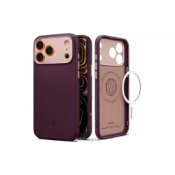 Ovitek za Apple iPhone 17 Pro Max Spigen Nano Pop MagFit, Burgundy Bean (ACS10261)