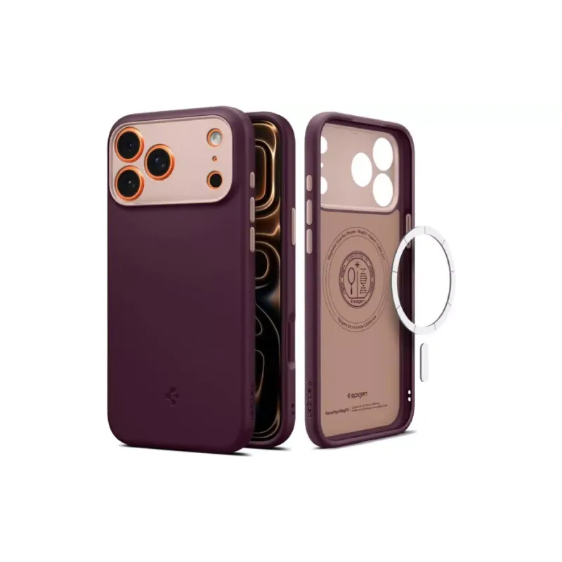 Θήκη Apple iPhone 17 Pro Max Spigen Nano Pop MagFit, Burgundy Bean (ACS10261)