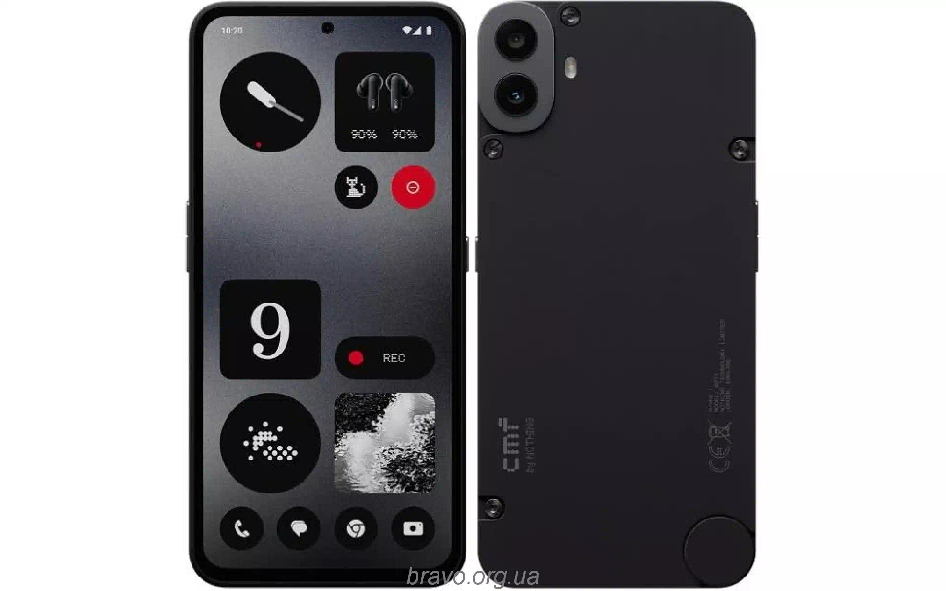 الهاتف الذكي CMF by Nothing Phone 1 8/128, Black (961003K) الهاتف الذكي CMF by Nothing Phone 1 8/128, Black (961003K)