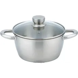 Каструля з кришкою Ardesto Lucca (AR4355LC), 5.5 л, нержавіюча сталь
