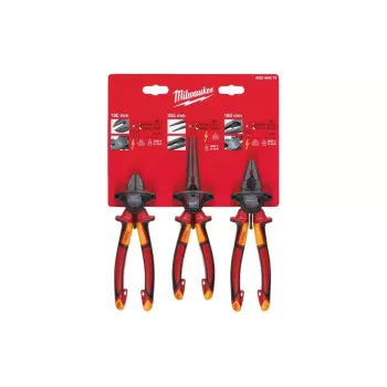 Набір шарнірно-губцевого діелектричного інструменту Milwaukee (4932464575), 1000 Вт, 3 шт