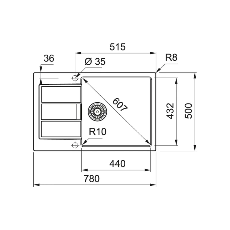 Кухненска мивка Franke 611-78 XL, White (143.0621.338)