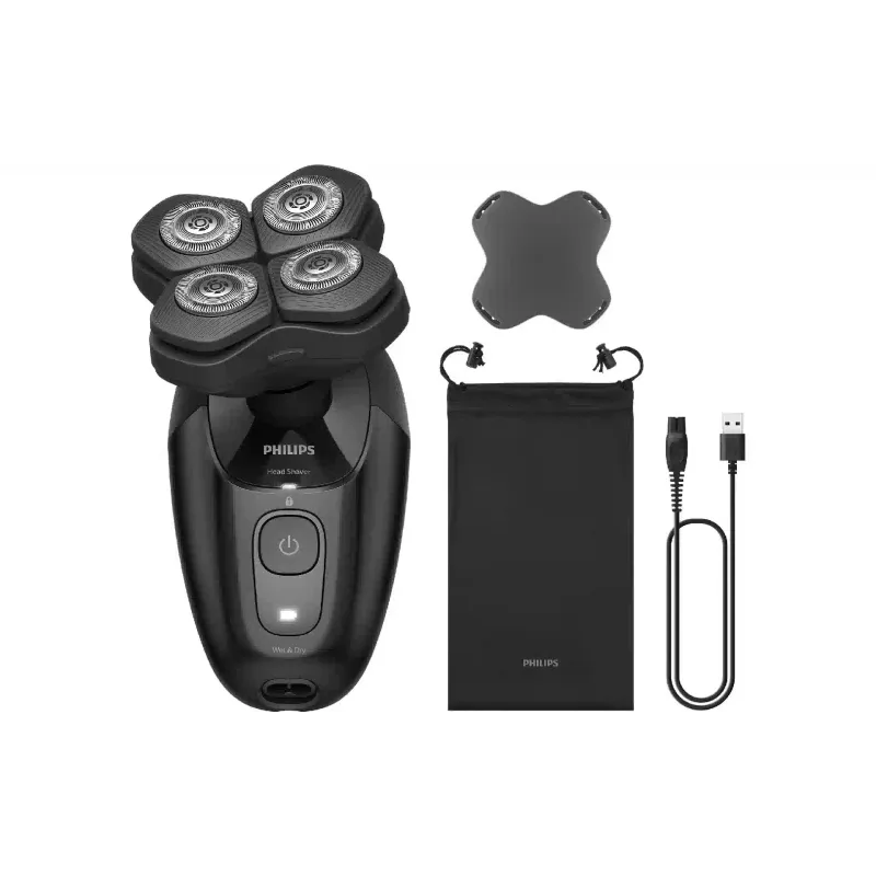 Elektromos borotva fejre és testre Philips Pro Series 5000, Black (HS5980/15)