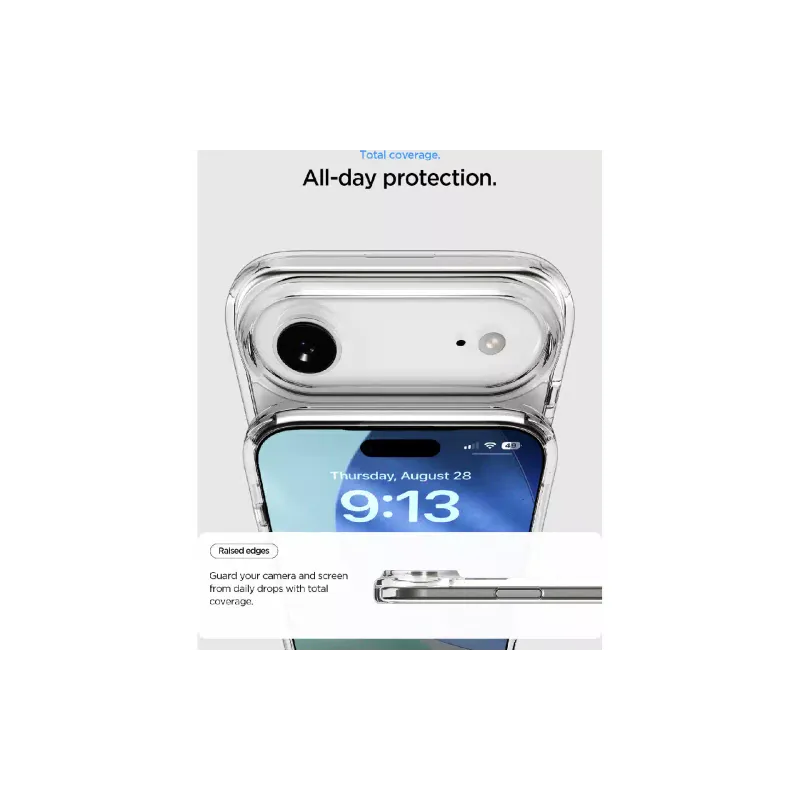 Apple iPhone 17 Air Hülle Spigen Ultra Hybrid S MagFit, Clear White (ACS09926)
