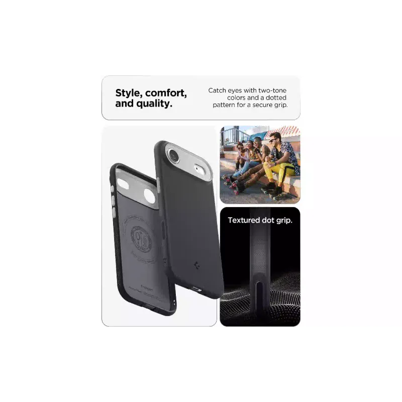 Apple iPhone 17 Air tok Spigen Nano Pop MagFit, Black Sesame (ACS10301)