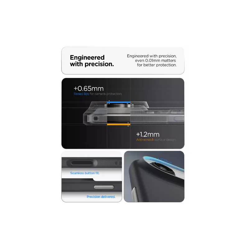 Apple iPhone 17 Air tok Spigen Nano Pop MagFit, Black Sesame (ACS10301)