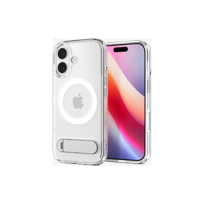 Apple iPhone 17 Case Spigen Ultra Hybrid S MagFit (ACS09981), Clear White