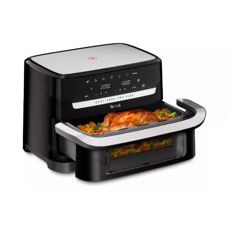 Multi-Backofen Tefal Dual Easy Fry Flex, Black (EY9228E0)