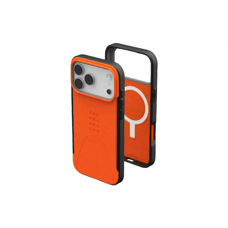 Funda para Apple iPhone 17 Pro Max UAG Civilian MagSafe, Orange (114546119797)
