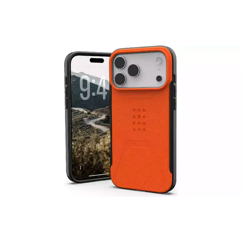 Funda para Apple iPhone 17 Pro Max UAG Civilian MagSafe, Orange (114546119797)