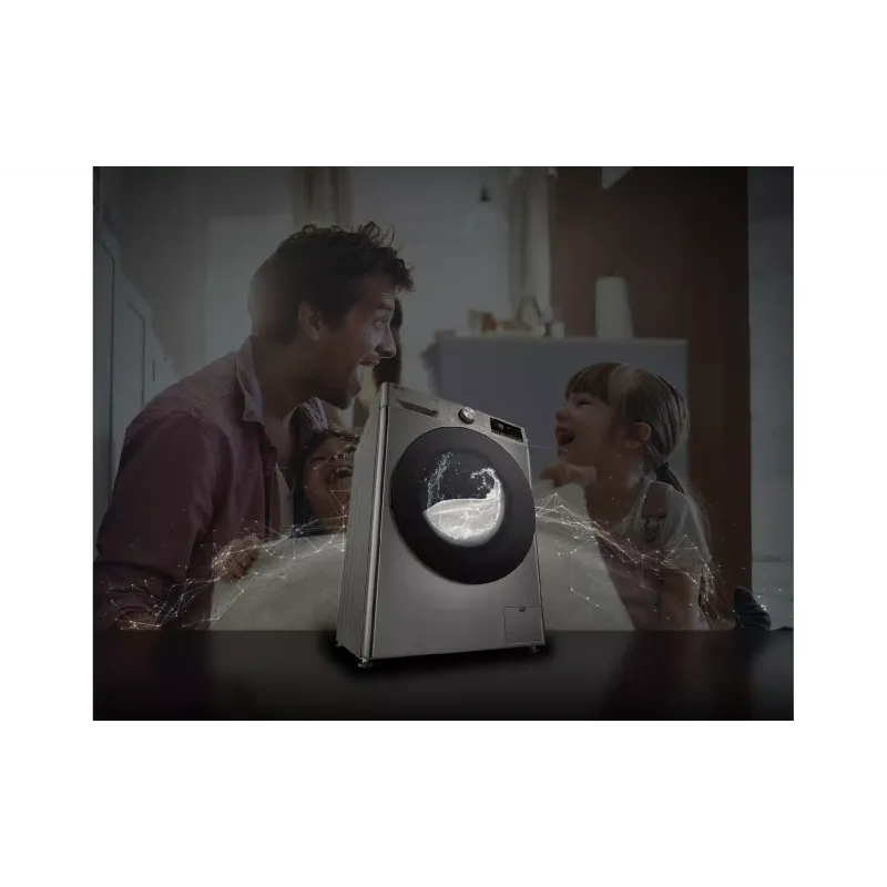 Washing machine LG (F4Y7ES5P), Silver