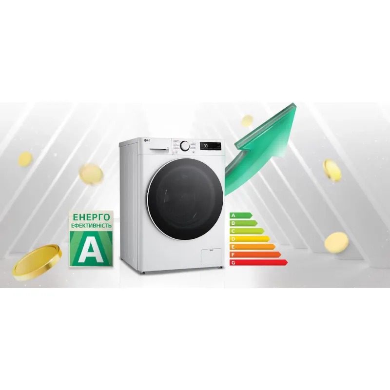 Lavadora LG, White (F2Y5PS0W)