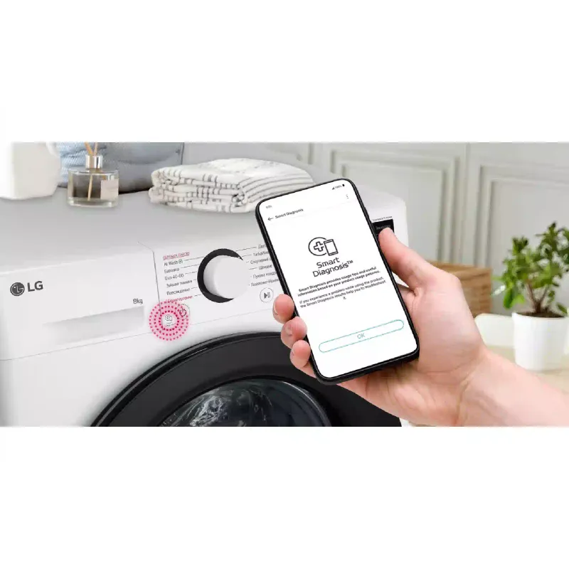 Lavadora LG, White (F2Y5PS6W)