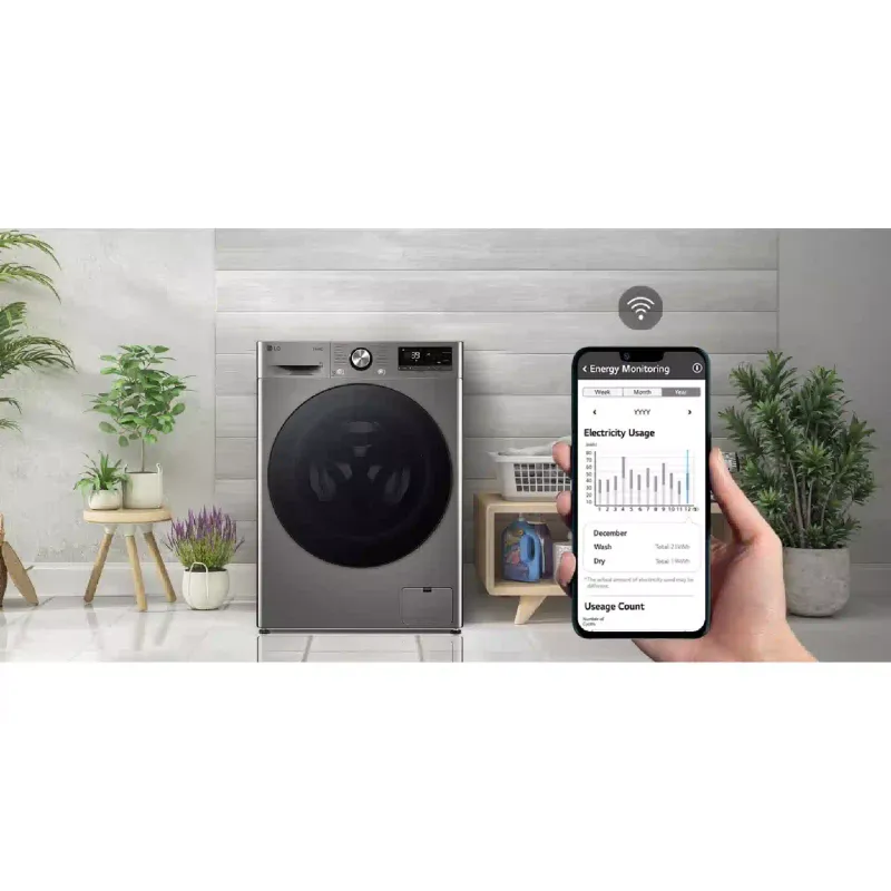 Pralni stroj LG, Silver (F2Y7FS5P)