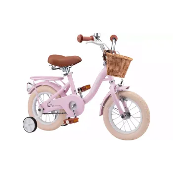 Children's bicycle Miqilong LS 12" (RBB-LS12-PINK), Pink