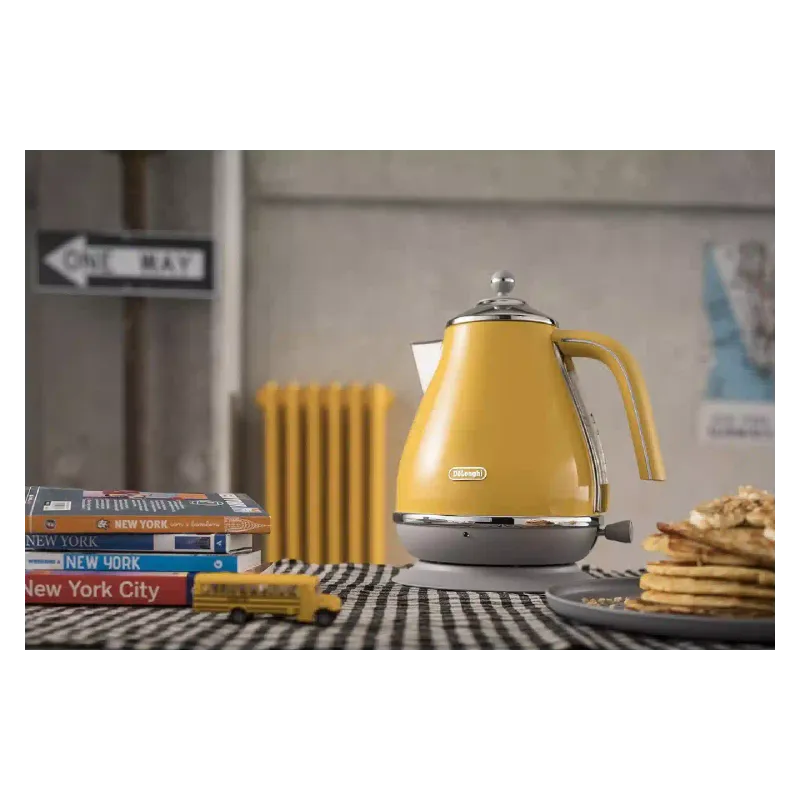 Електрочайник DeLonghi Icona Capitals (KBOC2001Y), 1700 мл, Yellow