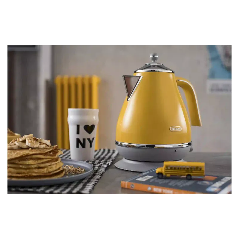 Електрочайник DeLonghi Icona Capitals (KBOC2001Y), 1700 мл, Yellow