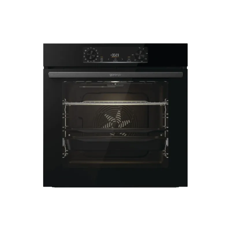 Варильна поверхня + духова шафа Gorenje (SET_BOS6737E06BG_GI6401B), Black