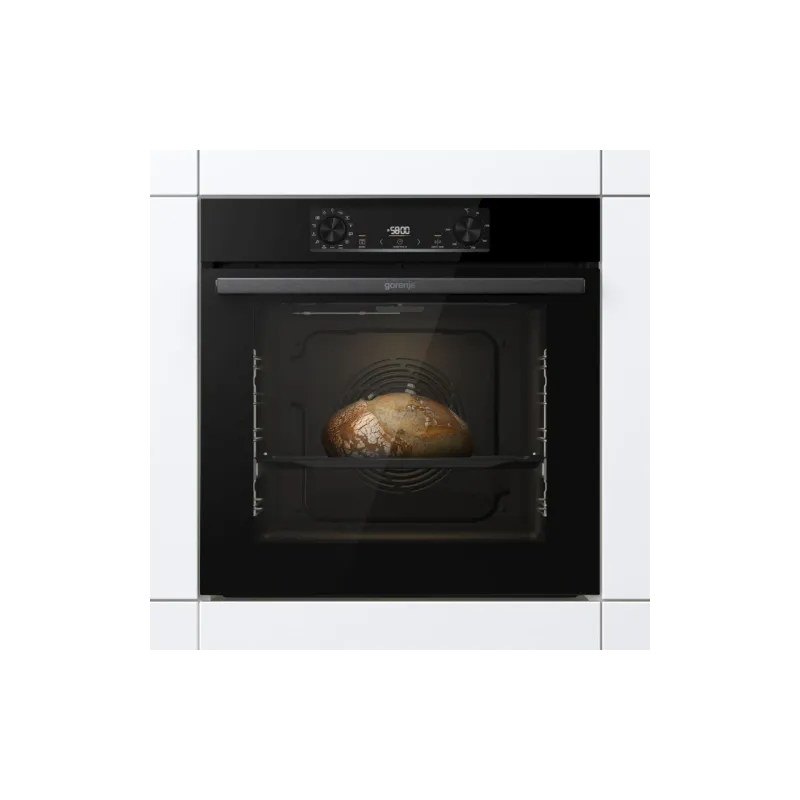 Варильна поверхня + духова шафа Gorenje (SET_BOS6737E06BG_GI6401B), Black