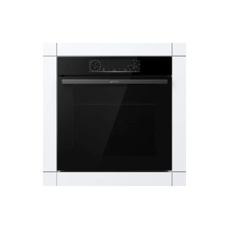 Варильна поверхня + духова шафа Gorenje (SET_BOS6737E06BG_GI6401B), Black